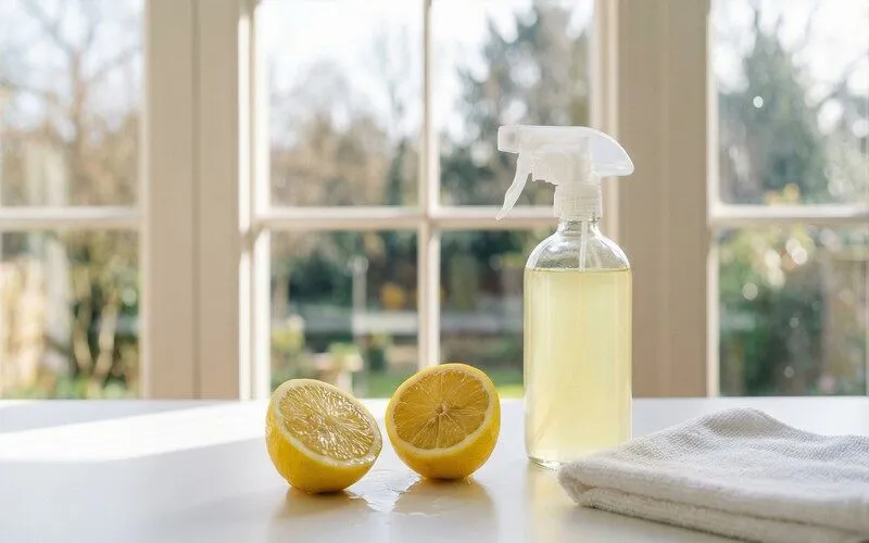 limone per pulire vetri