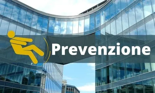 prevenzione quando si lavano vetrate in alta quota